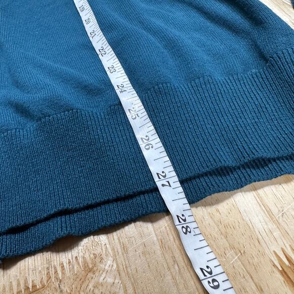 Jeff Men's Emerald Blue Long Sleeve Sweater Size Large New With Tags Condition - Picture 9 of 9